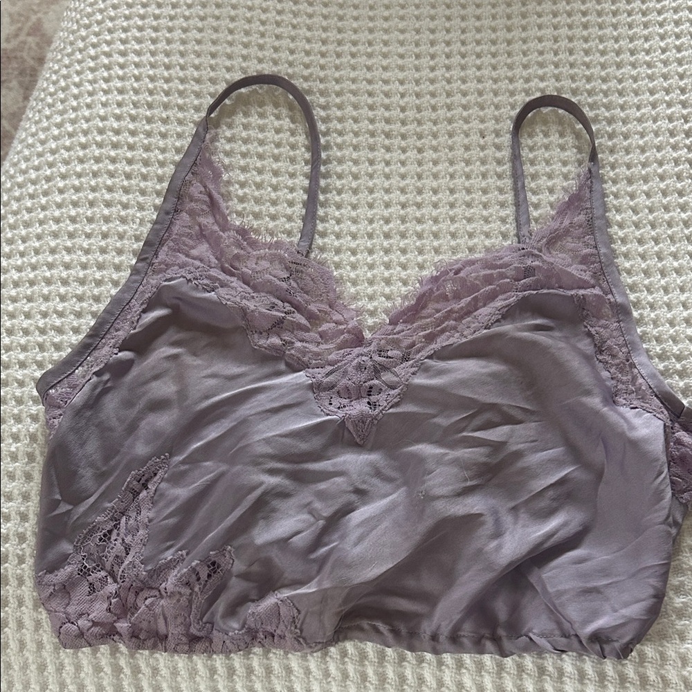 Free People Lilac Lace Bralette